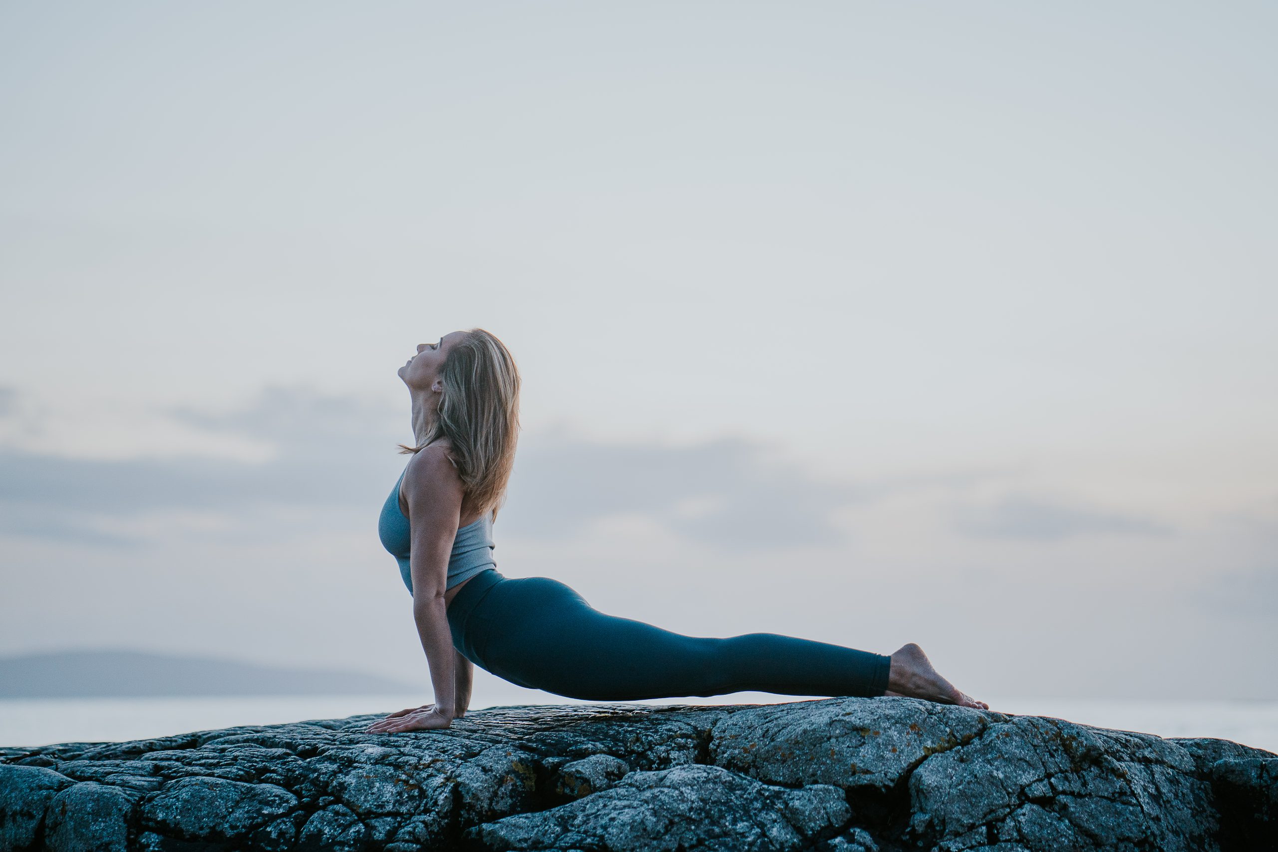 Chloey in yoga pose